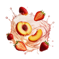 Peach Strawberry / 40 Gummies